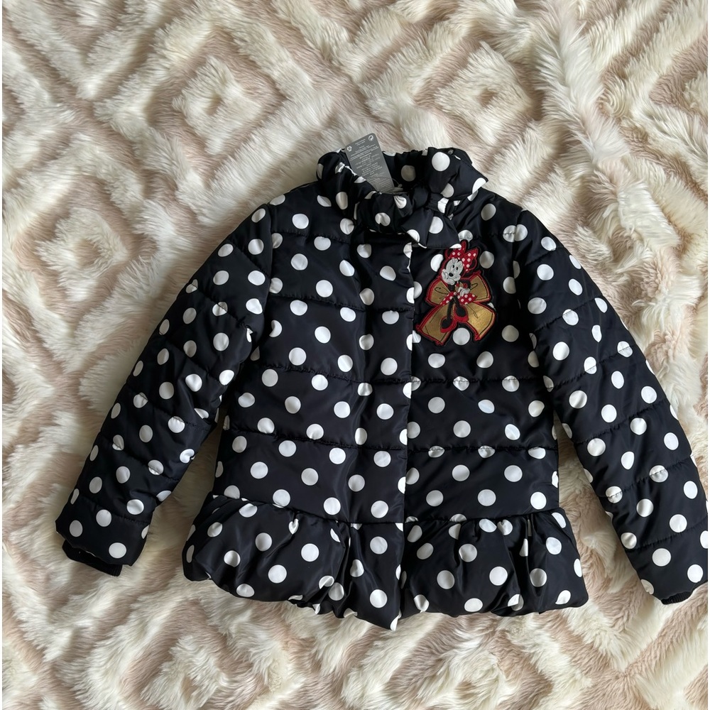 The Disney Store Girls Minnie Mouse Winter Coat NWT